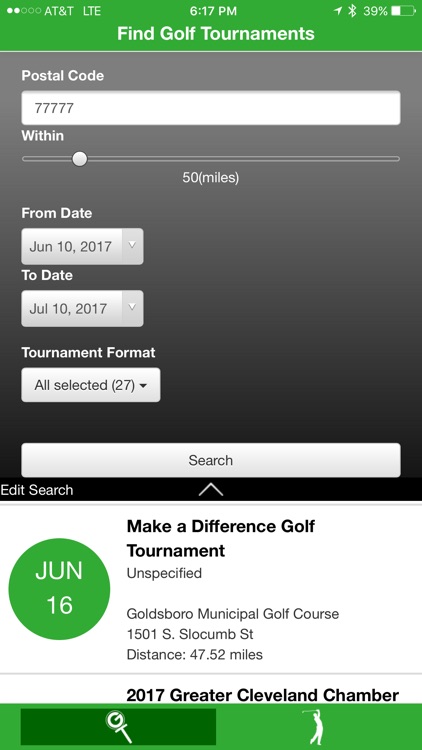 GolfTourney screenshot-3