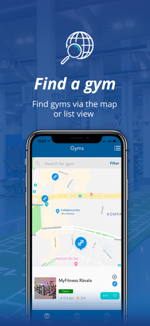 TrainAway:Find a gym day pass