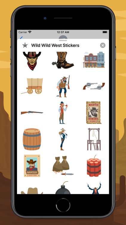 Wild Wild West Stickers screenshot-3