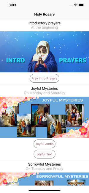 Holy Rosary With Audio & Text