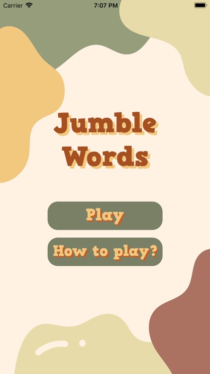 Jumble Words