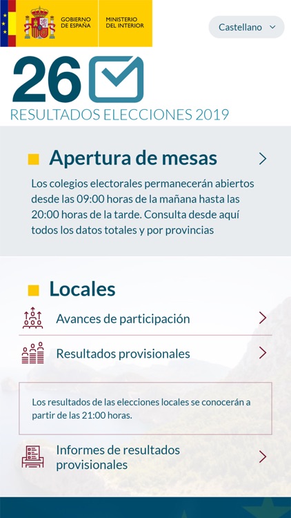 26M Elecciones 2019