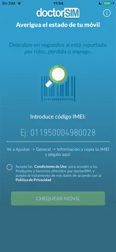 Screenshot 1 IMEI Blacklist iphone