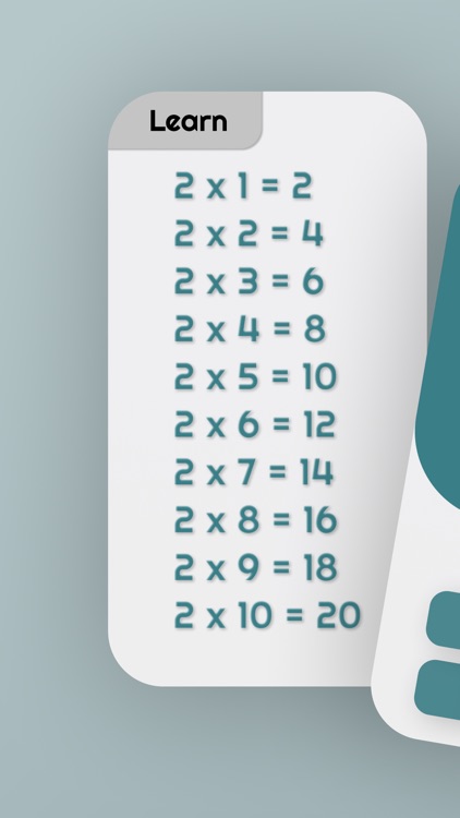 Easy Multiplication Tables screenshot-3