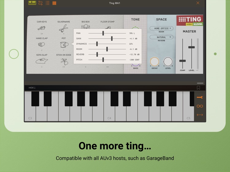 Ting - Percussion Instrument