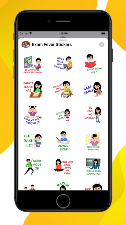 Exam Fever Stickers