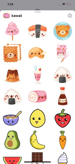 Kawaii Food Stickers(圖2)-速報App