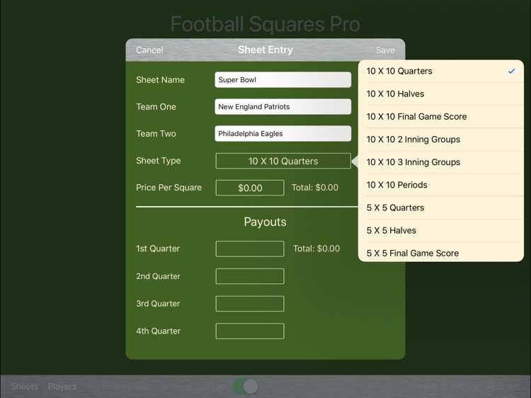 Football Squares Pro