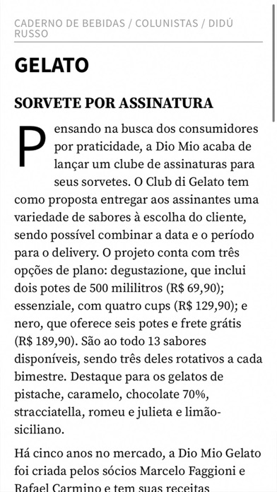 Revista Prazeres da Mesa screenshot 4