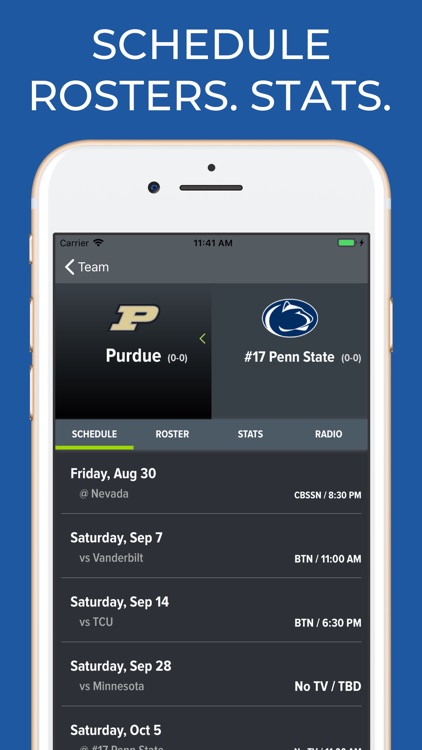 Penn State Football Schedules screenshot-9