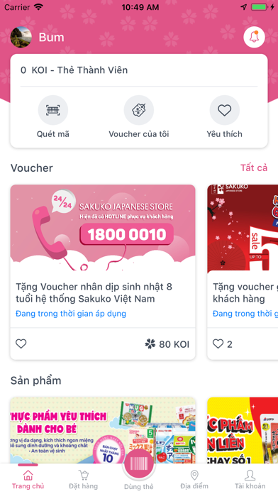 Sakuko - Tích điểm nhận quà screenshot 2