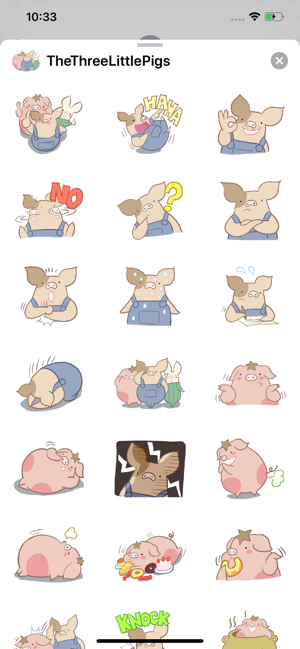 The Three Little Pigs stickers(圖1)-速報App