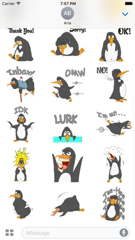 Game screenshot Funny & Crazy Penguin Sticker hack