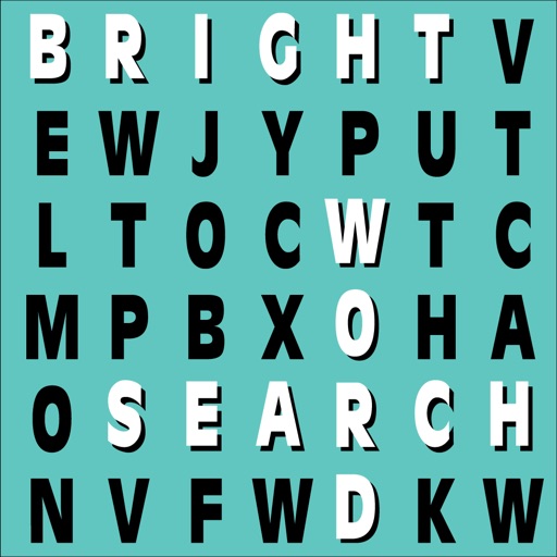 Bright Word Search Icon