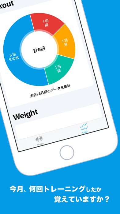 最高にシンプルな筋トレ記録アプリ - WorkoutMemoのおすすめ画像3