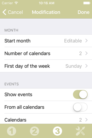 Calendar Widget screenshot 3