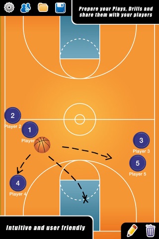 Coach Tactic Board: Basket++ - náhled