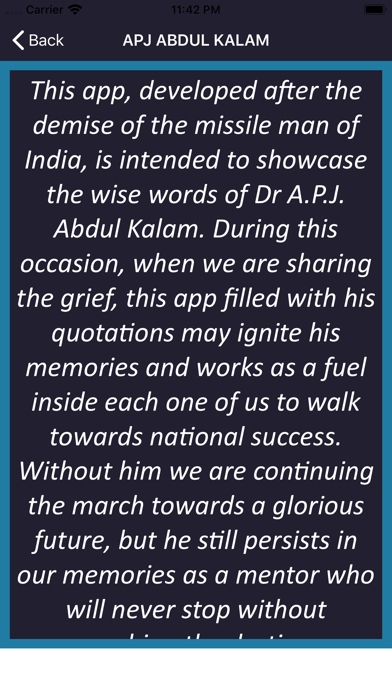 Dr APJ Abdul Kalam Wisdom screenshot 3