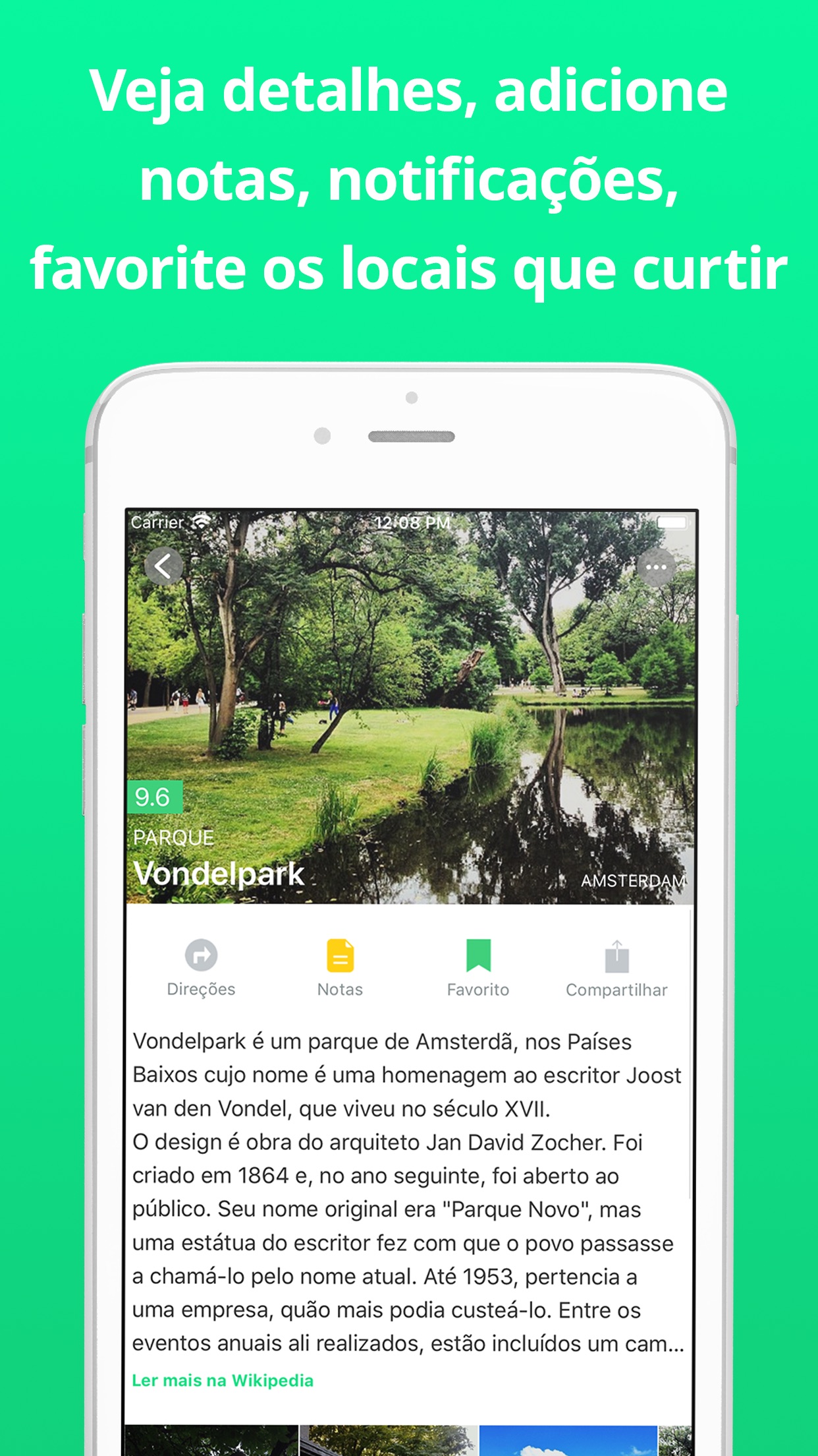 Screenshot do app Tripify - Viaje melhor