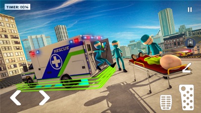救急車 ルーフ ジャンピング ゲームのおすすめ画像4