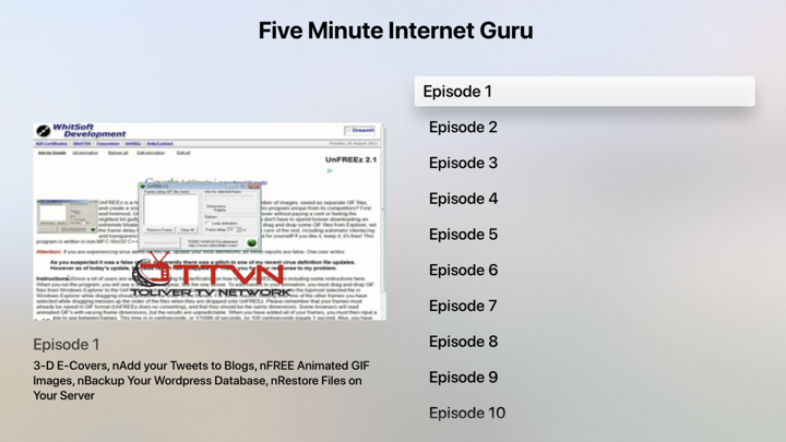 Screenshot #1 pour Five Minute Internet Guru