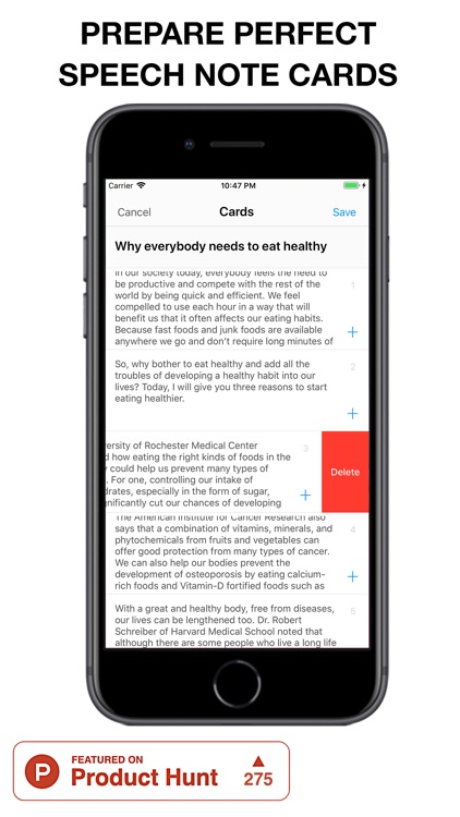 Hintapp - Cue Cards Maker