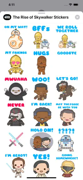 Game screenshot The Rise of Skywalker Stickers hack