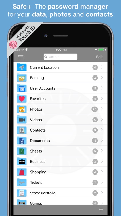 Safe + Password Manager