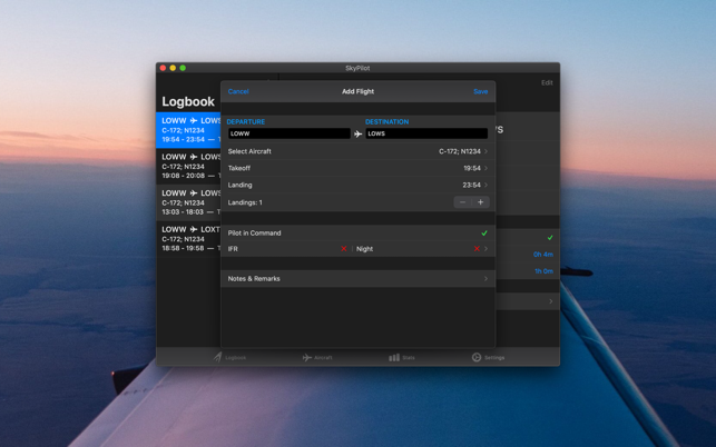 SkyPilot 3 - Flight Logbook(圖2)-速報App