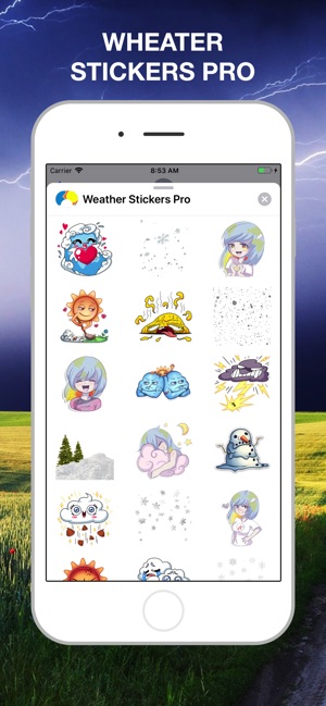 Weather Stickers Pro(圖5)-速報App