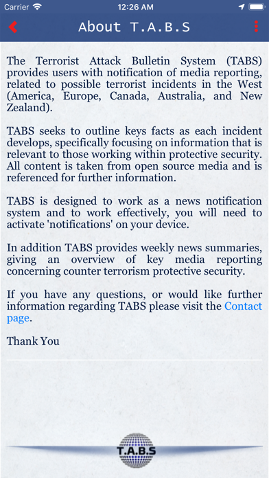 T.A.B.S App screenshot 2