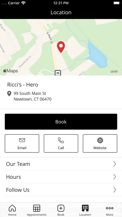 Ricci’s salon Hero barbershop screenshot 4