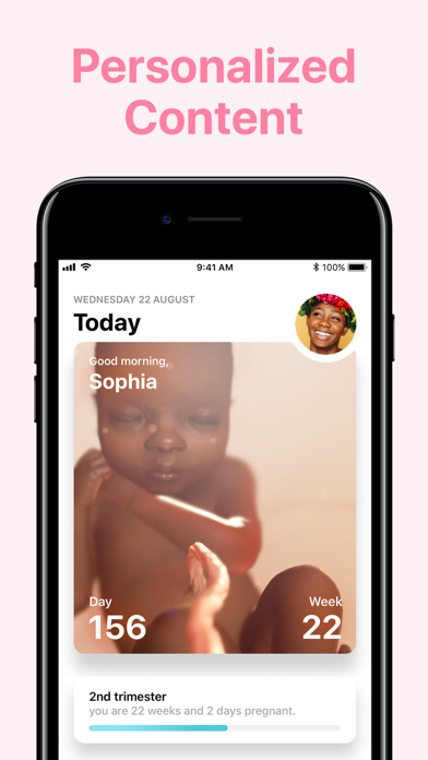 Pregnancy + | Tracker AppScreenshot of 3