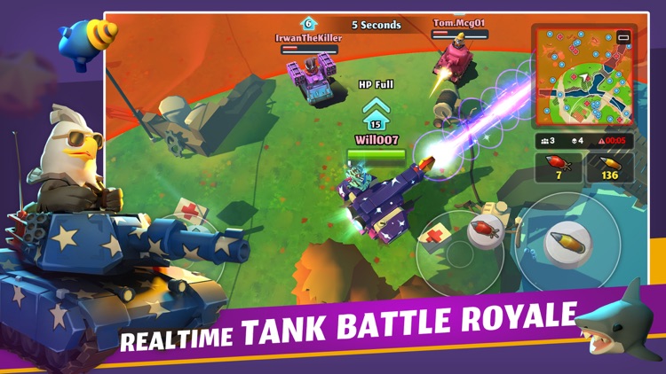 PvPets: Tank Battle Royale screenshot-0