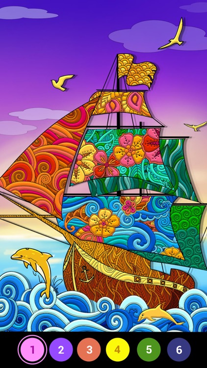 Color Planet - Paint by Number screenshot-4
