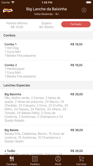 How to cancel & delete Big Lanche Da Baixinha from iphone & ipad 2