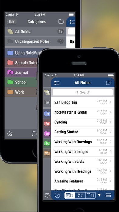 NoteMaster (Notes synced with Dropbox, Google Docs, Google Drive) Screenshot 5