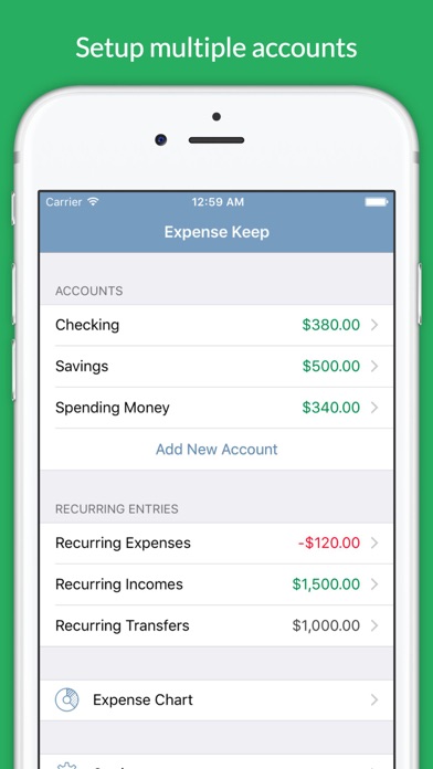 How to cancel & delete Expense Keep - Monthly Spending Tracker and Budget Planner with Accounts and Recurring Payments from iphone & ipad 4