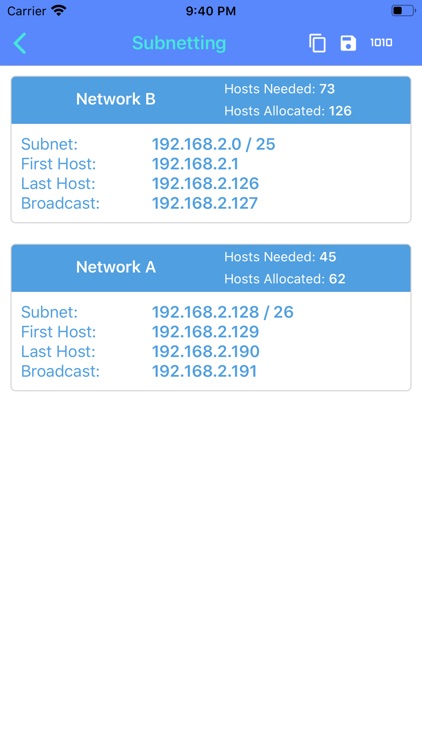 IP Subnetting Calc screenshot-3