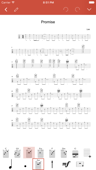 Guitar Notation Pro screenshot1