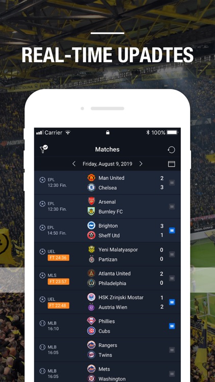 BeScore - Live Sport Updates