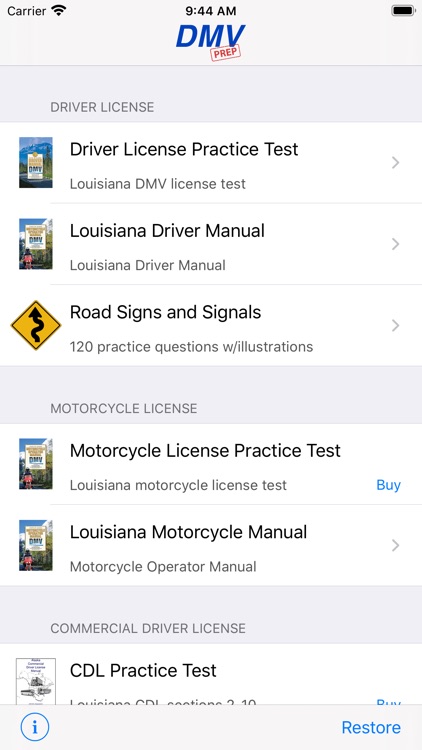 Louisiana DMV Test Prep