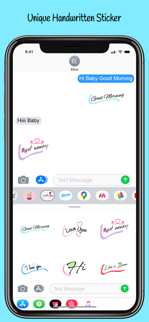 Handwritten Message Stickers(圖3)-速報App