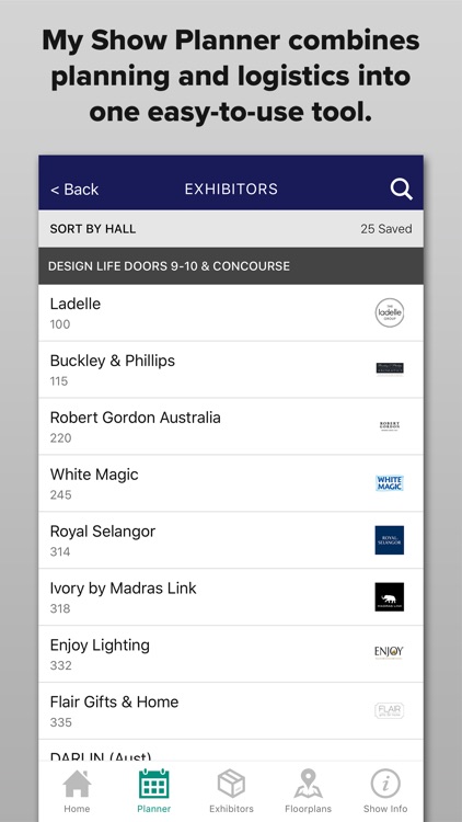 Melbourne Gift Fair Planner screenshot-3