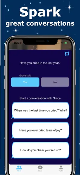 Game screenshot Click! Deep Conversations apk