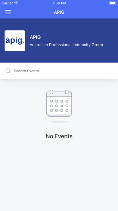 APIG Events screenshot 2