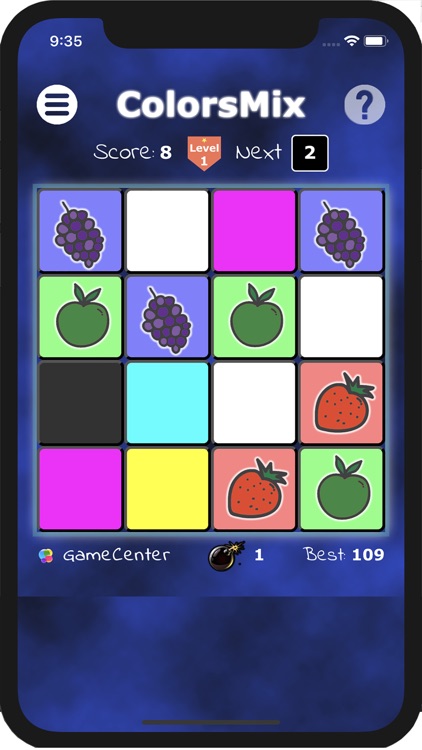 ColorsMix: Fruit Puzzle Game