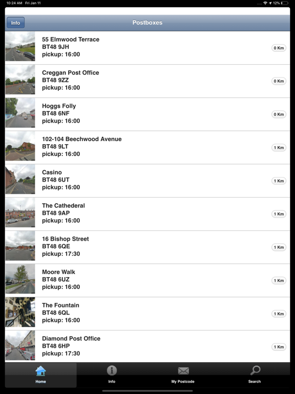 Screenshot #4 pour UK Postboxes and Postcodes