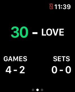 Game screenshot Easy Tennis Score Keeper apk