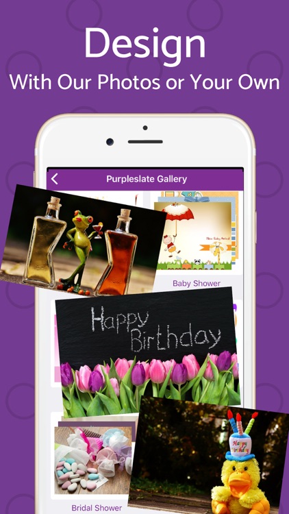 Text Invite Maker: PurpleSlate